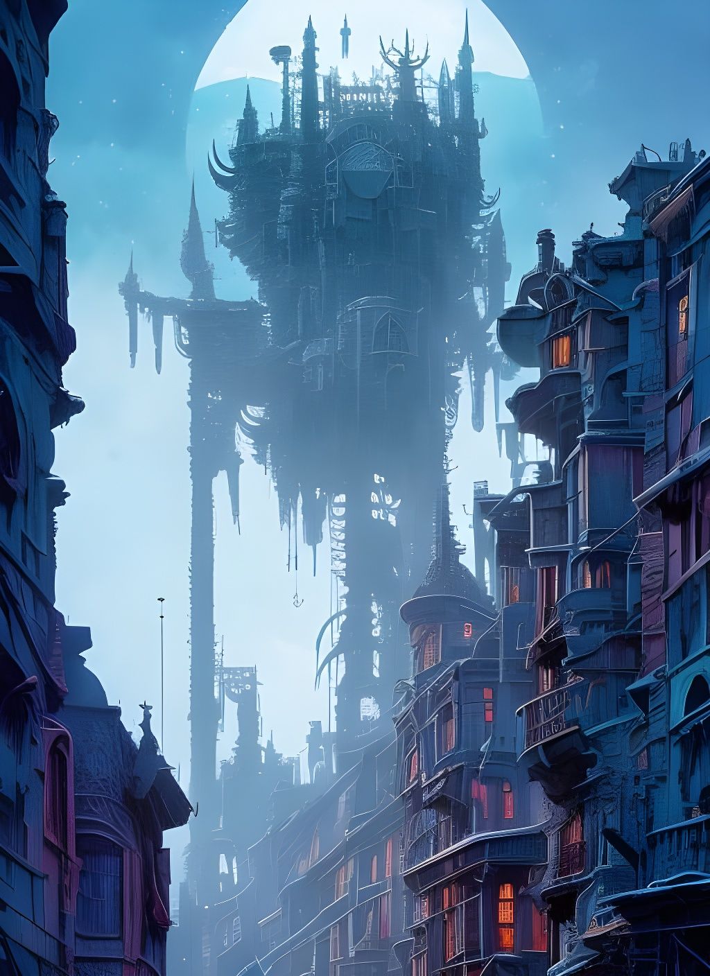 Kadath: Tentacles in Cold Waste, Watercolor Art