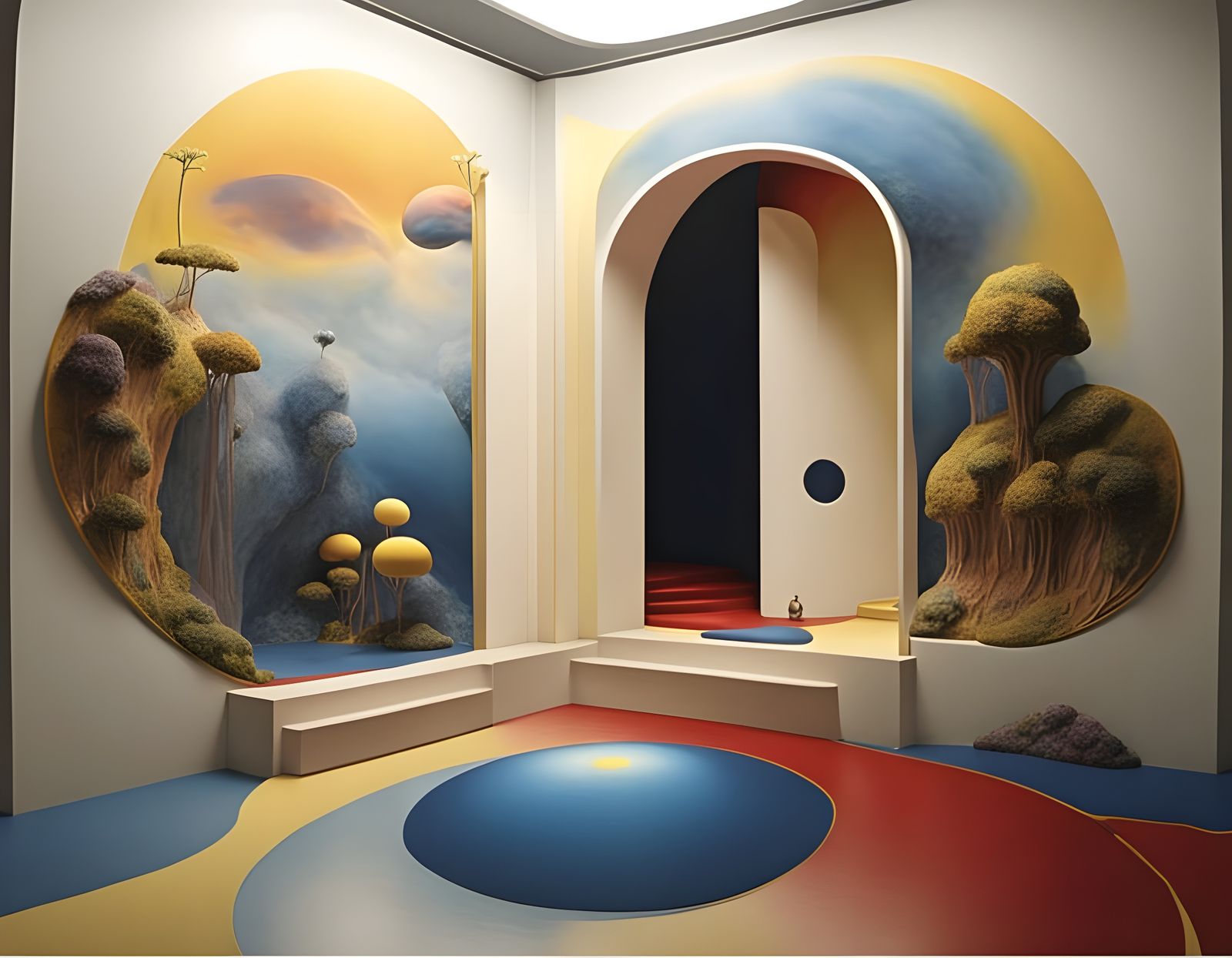 Year 2125 - Underground home interior