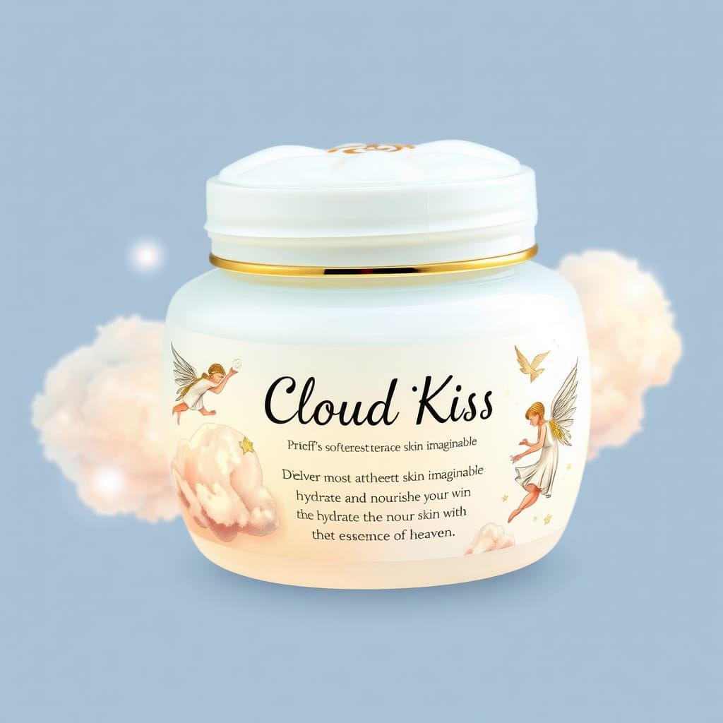 Ethereal Beauty in a Jar: Soft, Whimsical Cloud Kiss Face Cr...