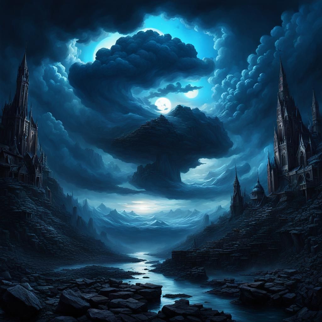 Intricate Digital Painting of Mass Confusion and Porcelain E...