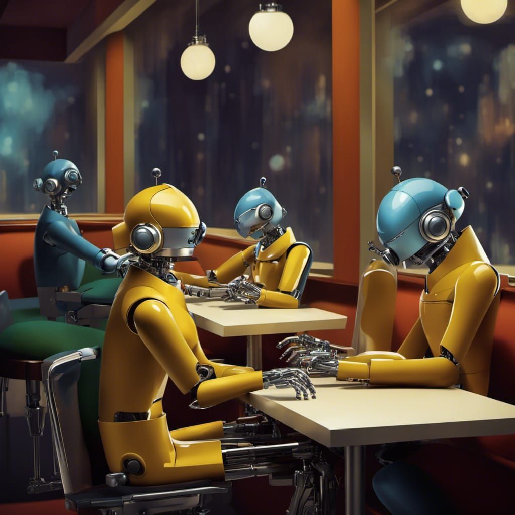 Somber Robots with Expressive Faces