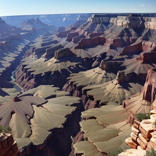 AI Generated Image of the Grand Canyon
