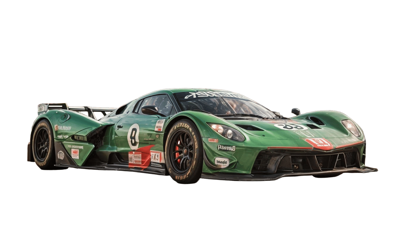 Racing Car on Track: Professional Photography