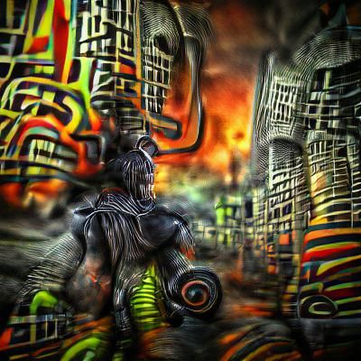 Post-Apocalyptic Landscape: A World in Ruins