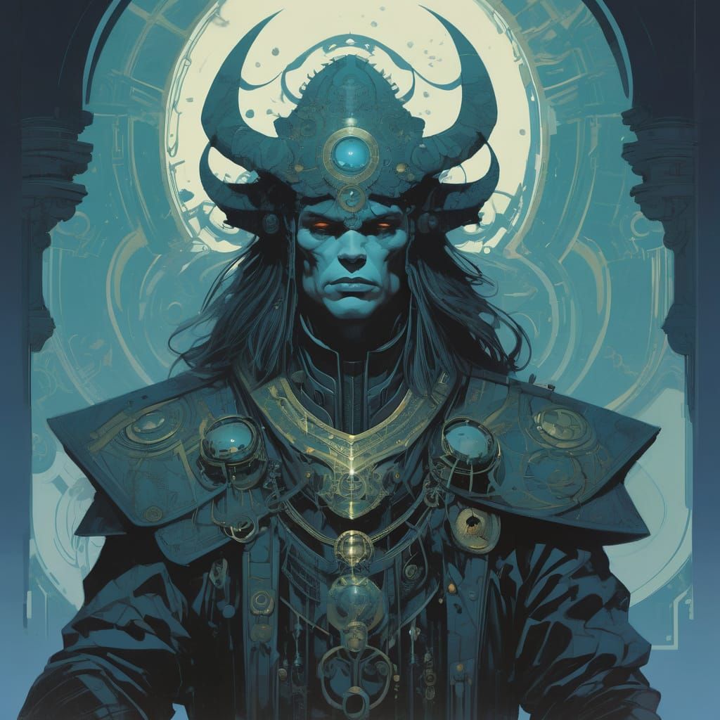 Surreal Landscape in Fantasy Art Style