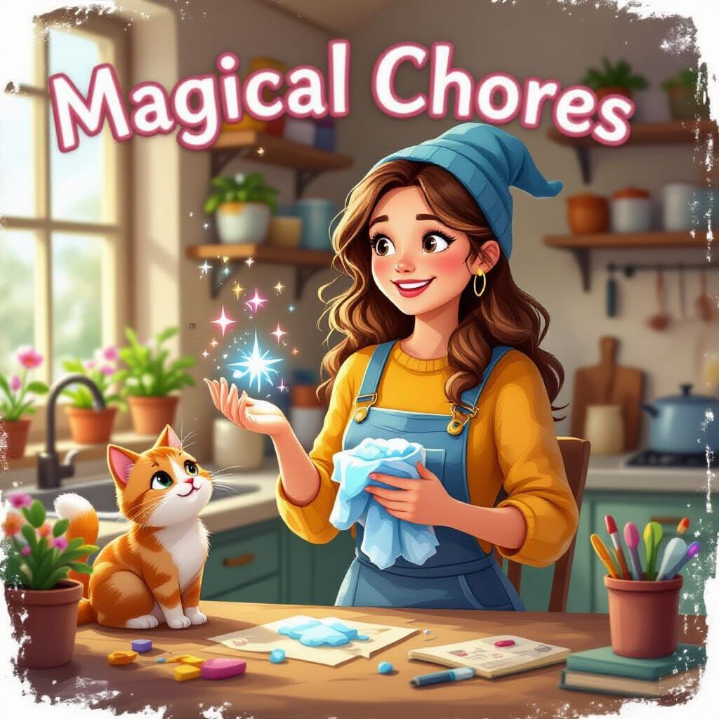 Molly Performs Magical Chores