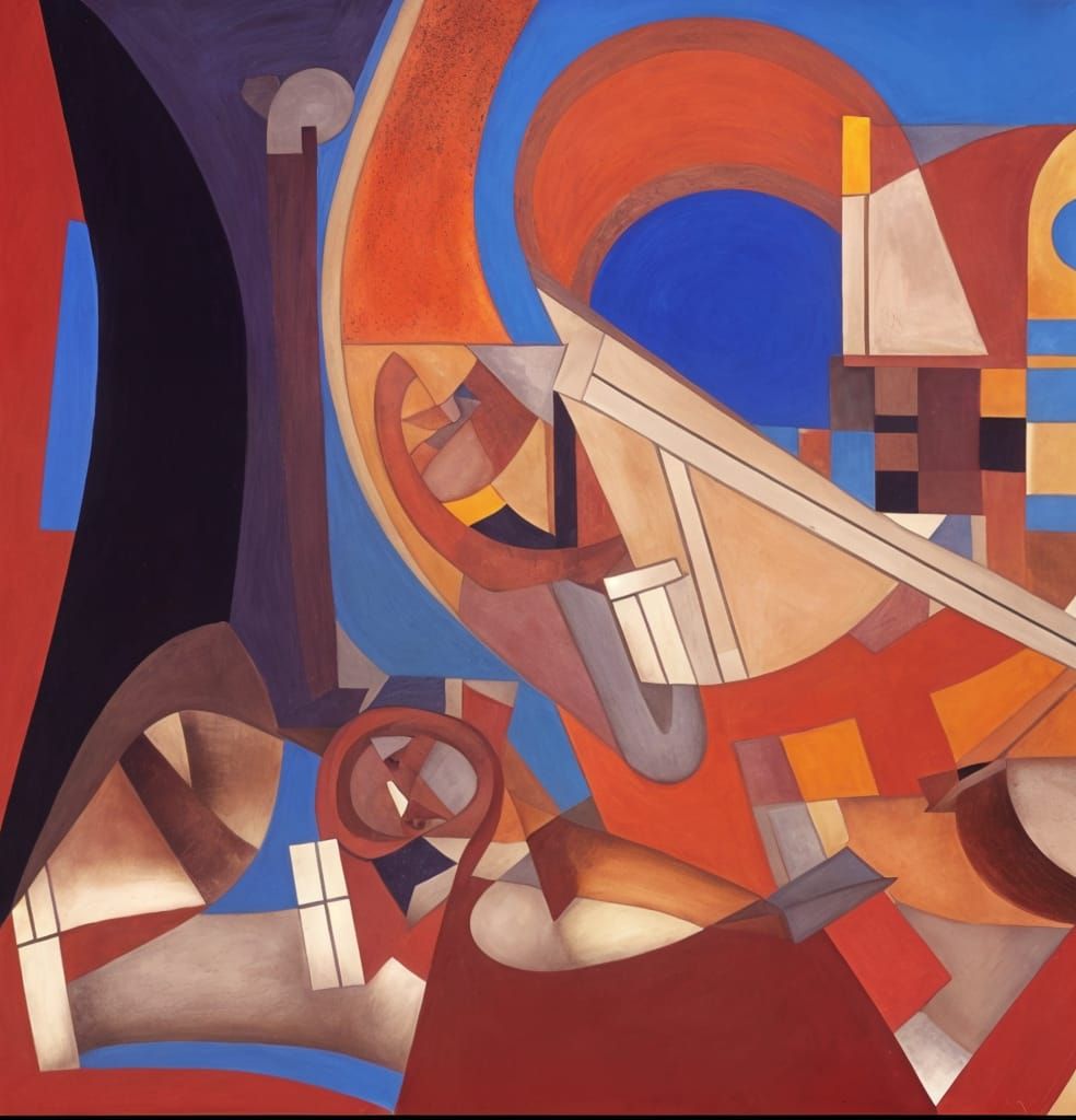 Surrealist Masterpiece in Intricate Parallax Style