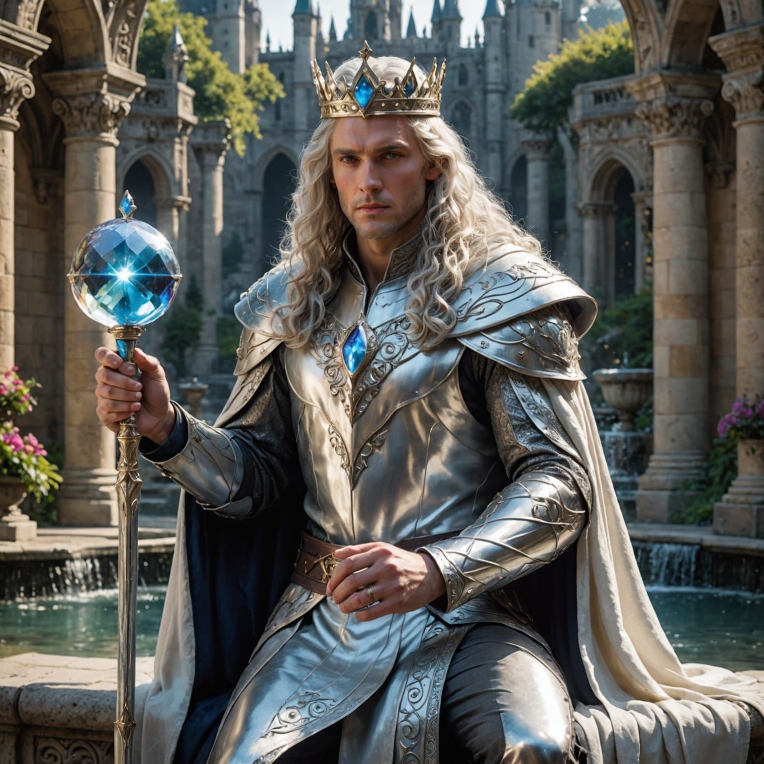 Silver King and Blonde Woman in Sanctuary