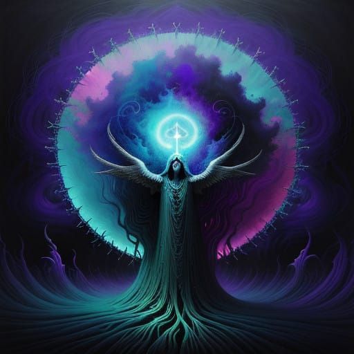 Dreamlike Portrait of a Holy Lunatic Soul