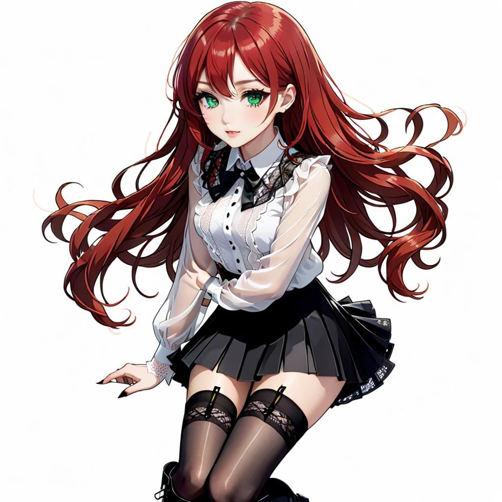 Cute Girl in Jirai Kei Shibuya Harajuku Fashion