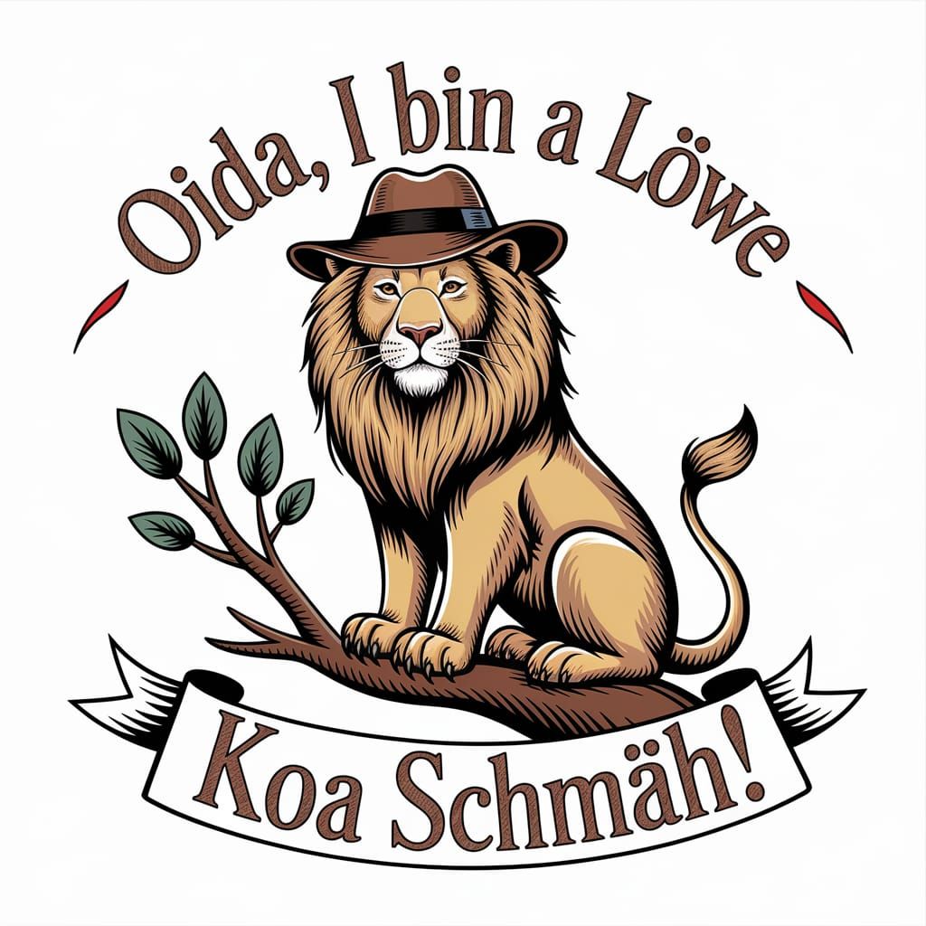 Oida i bin a löwe