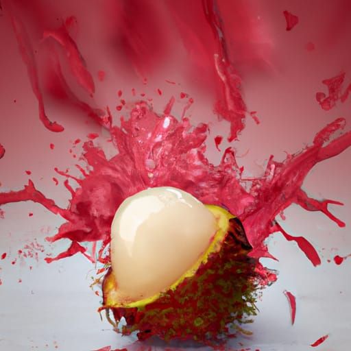 Exploding Rambutan and Lychee: Digital Matte Painting
