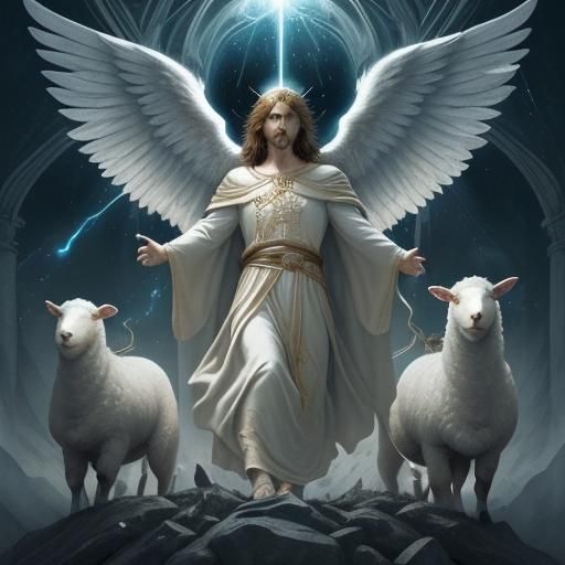 A tremor ran through Heaven's hallowed halls,
A murmur rose, a discontented call.
The angels stirred, their wings once b...