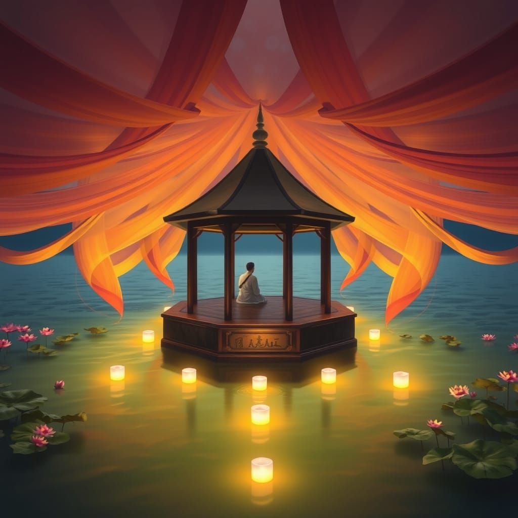 Serenity Pavilion in a Tropical Paradise