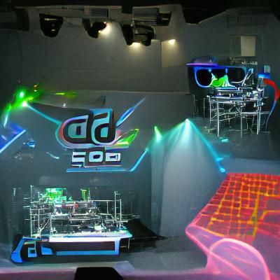 3D Render of a DJ Concert Stage
