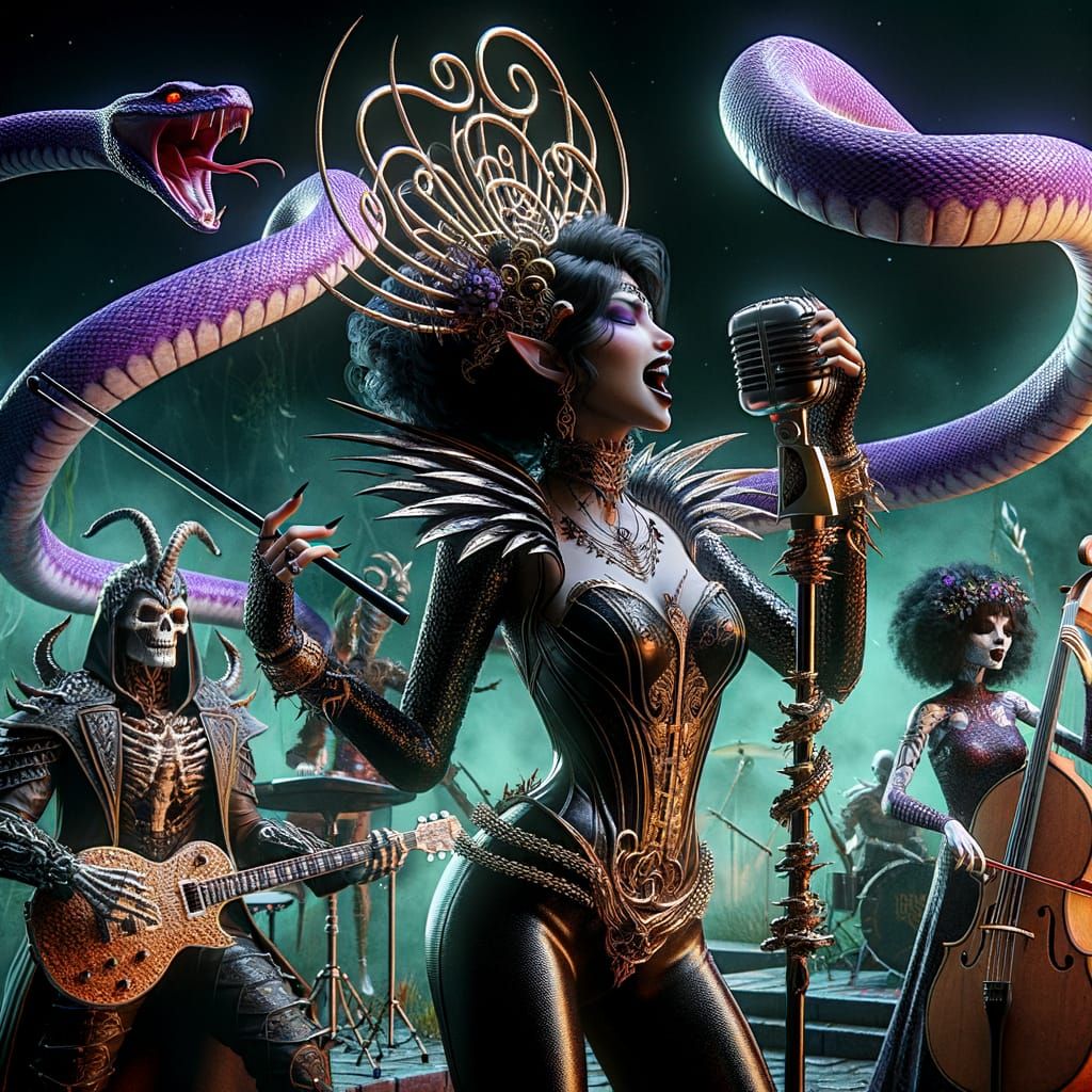 Fantasy Concert with Fae Musician and Sorceress