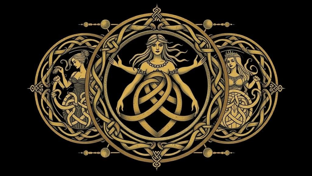 Celtic Triple Goddesses: Maiden, Mother, Crone