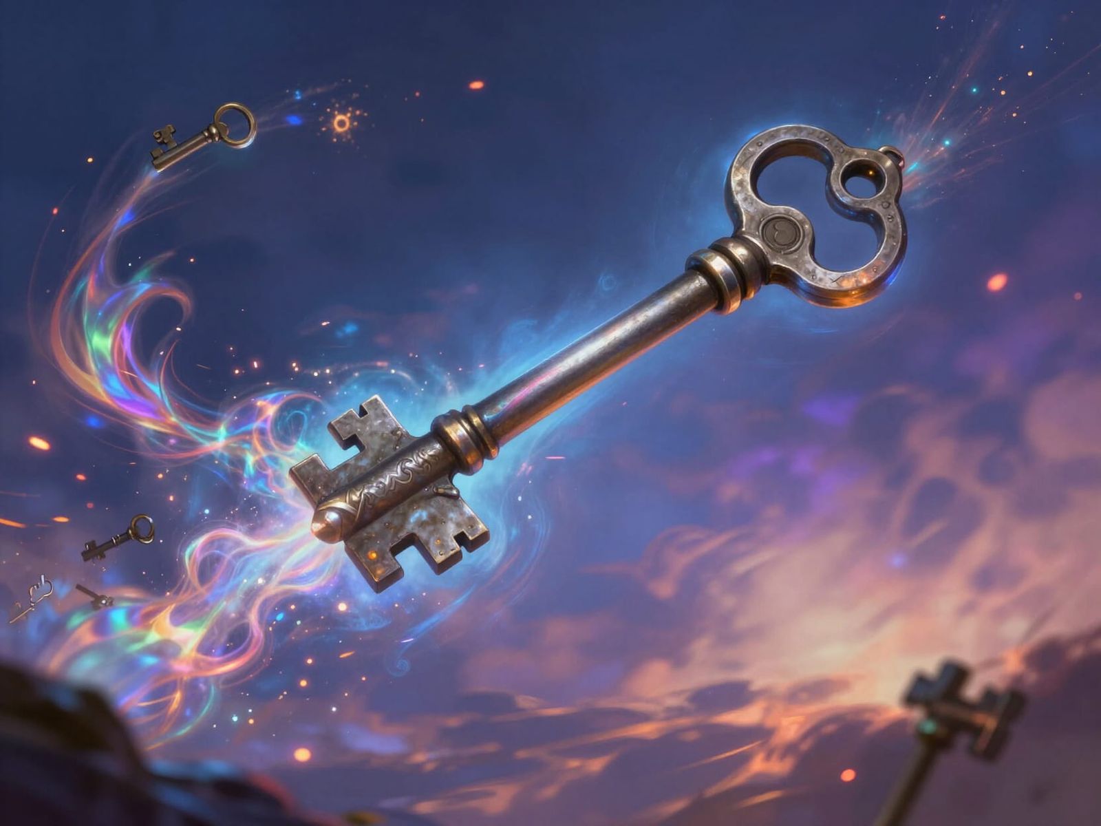 Epic Skeleton Key Soars Through Ozone, Leaving Shimmering Tr...