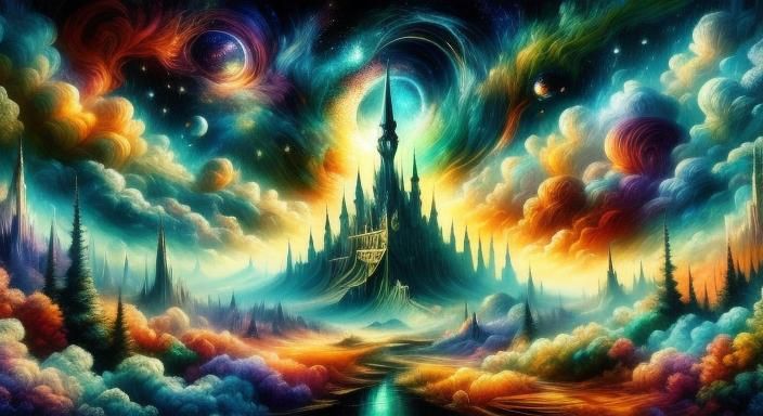 Dreamlike Surrealism: Fantastical Imagery in Vivid Colors