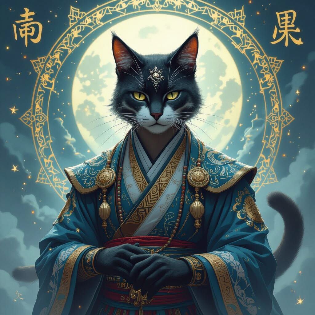 Year of the Cat: Majestic Feline Deity