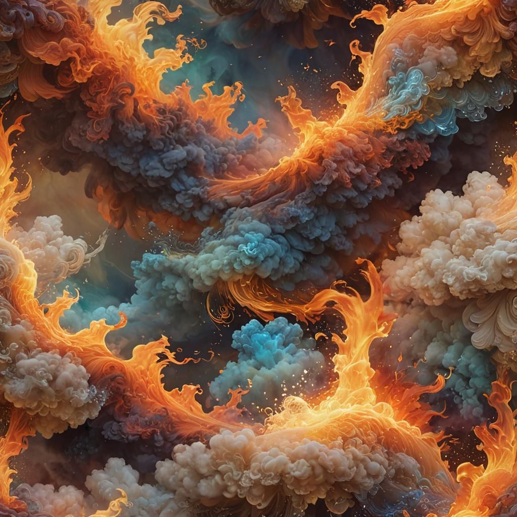 Elemental Being Concept Art in Unreal Engine 5