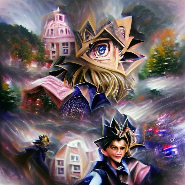 Idyllic Cottage Landscape in Kinkade Style