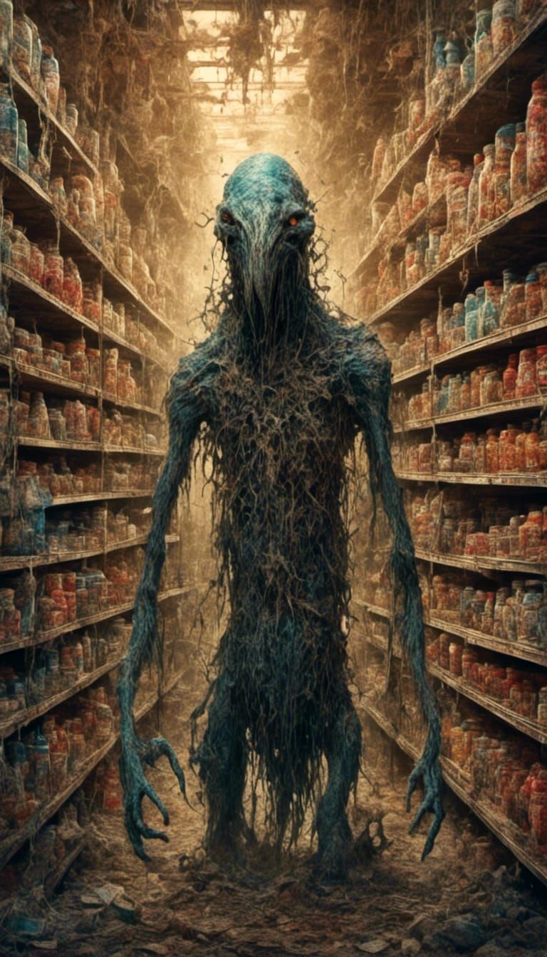 Monster in The supermarket