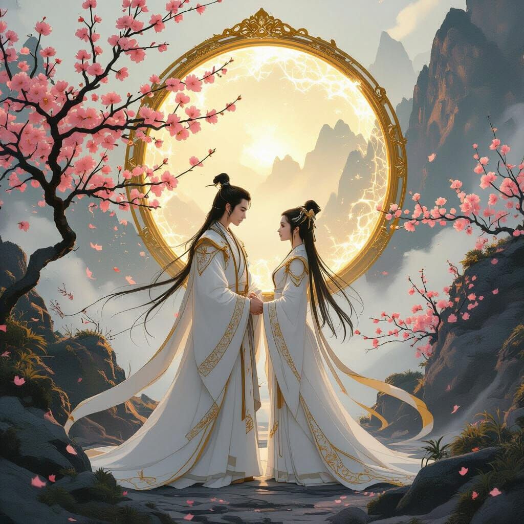 Celestial Lovers in Kunlun Mountains
