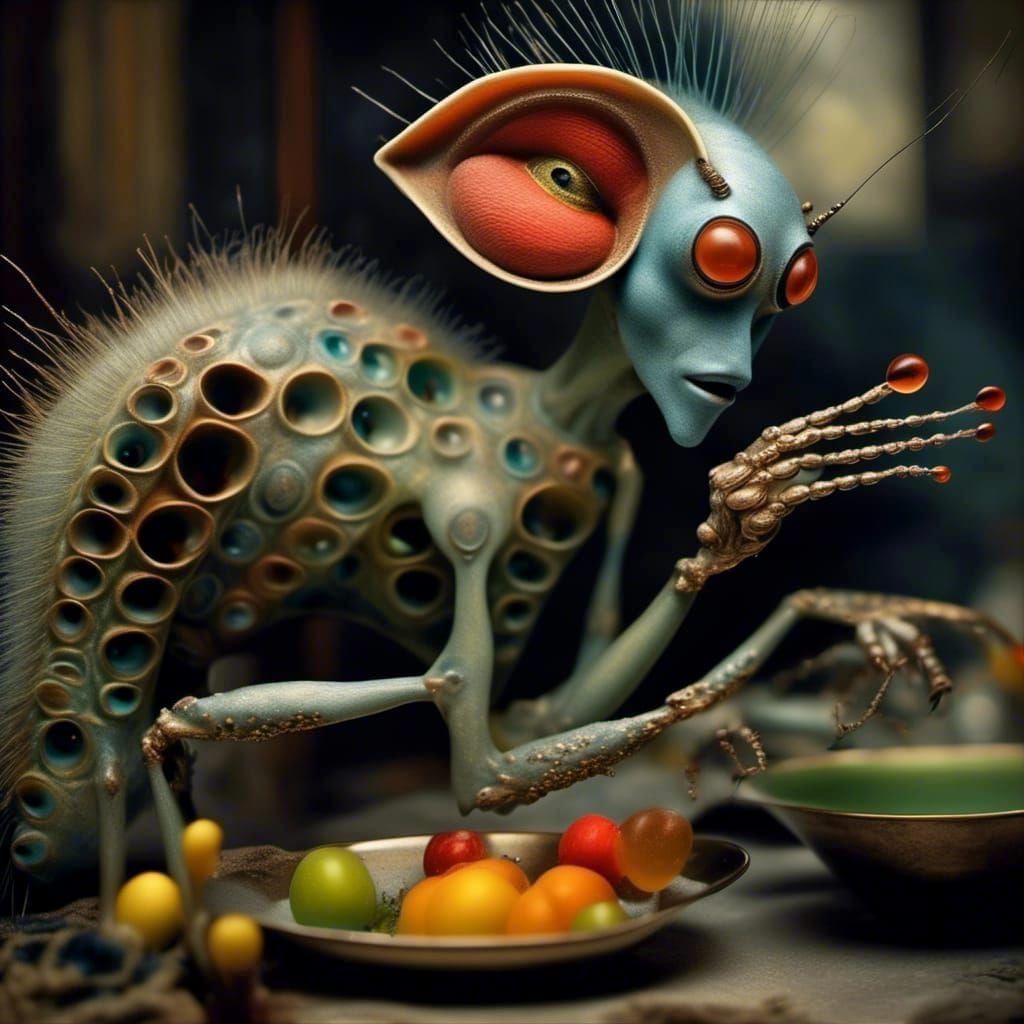 Exotic Aliens in Surreal Bizarre Magical Realism