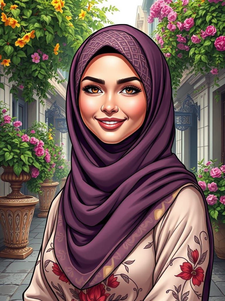 Modest Beauty in a Vibrant Cityscape