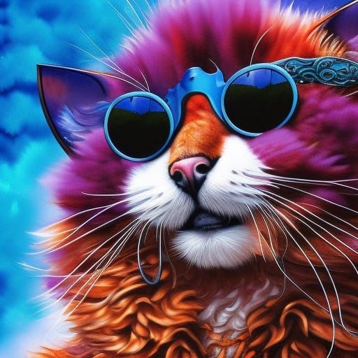 Poodlesome cat with attitude 😎