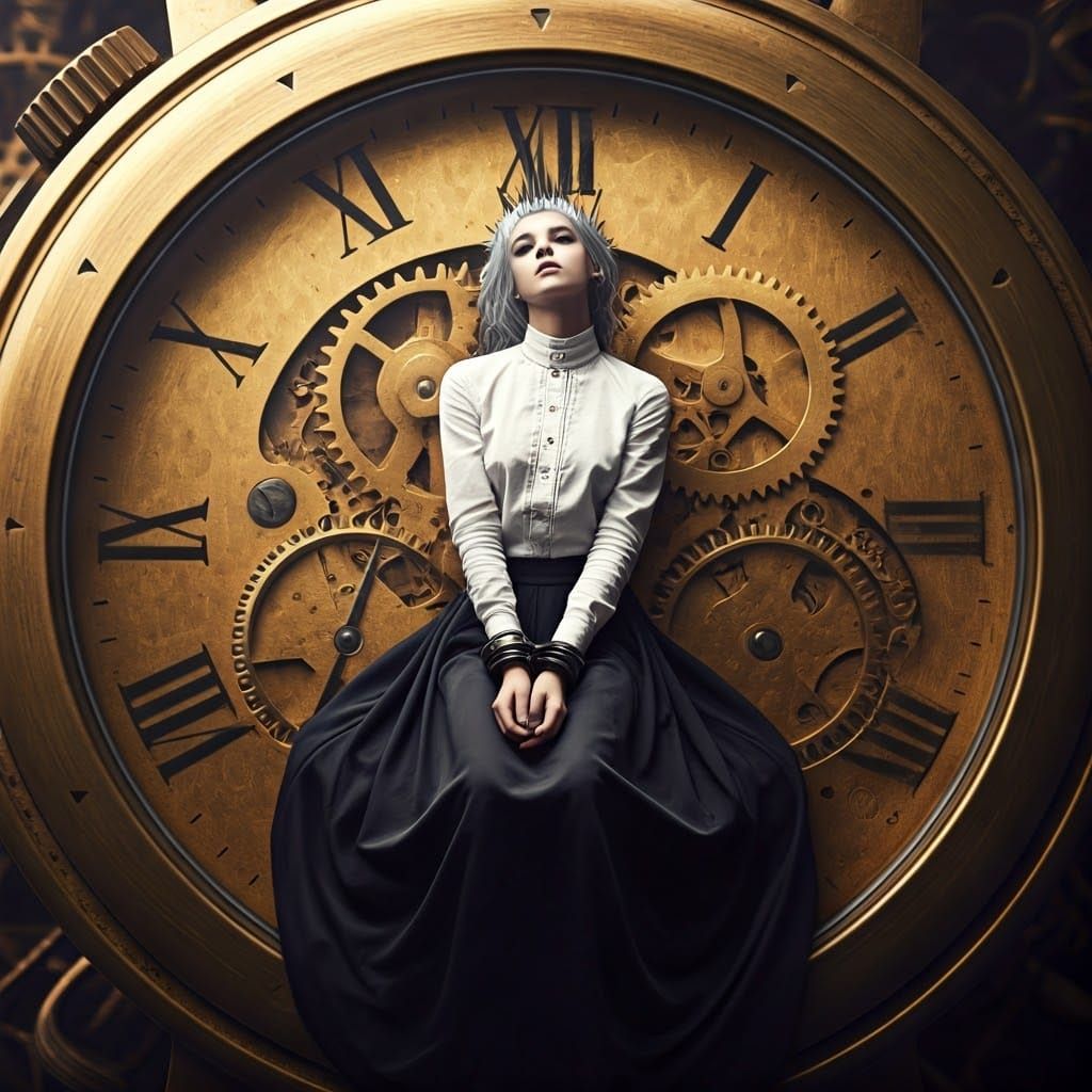 Ethereal Timekeeper in Clockwork Realm