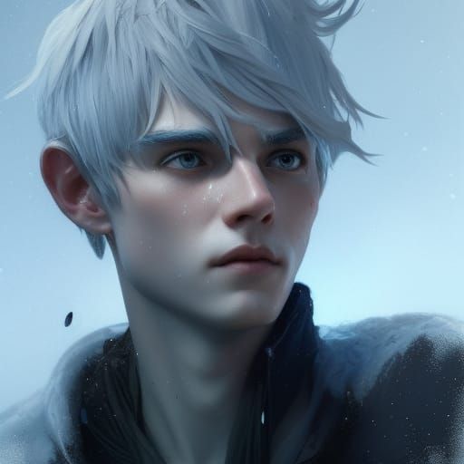 Jack Frost Portrait in Hyperdetailed Style
