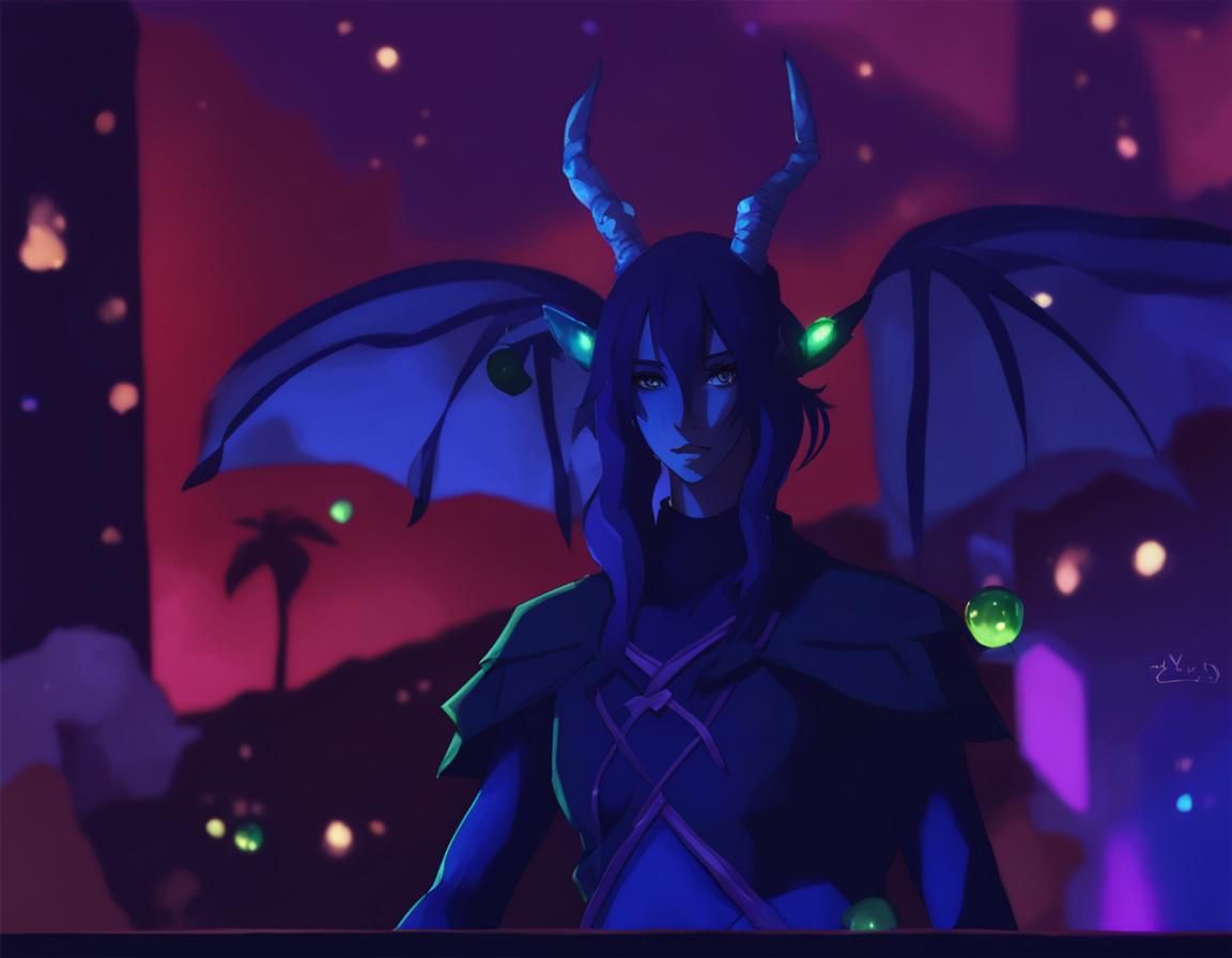 AI Generated Femboi Elf Character