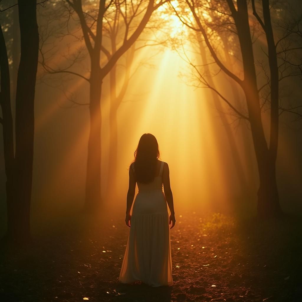 Harmonious Serene Atmosphere in a Cinematic Style