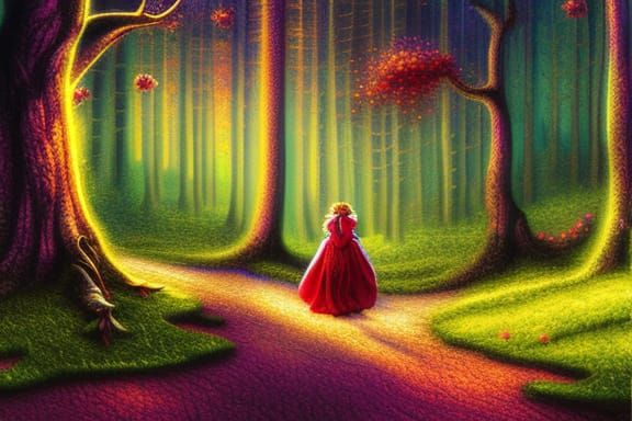 Grimm Fairytale Forest in Fantasycore Style