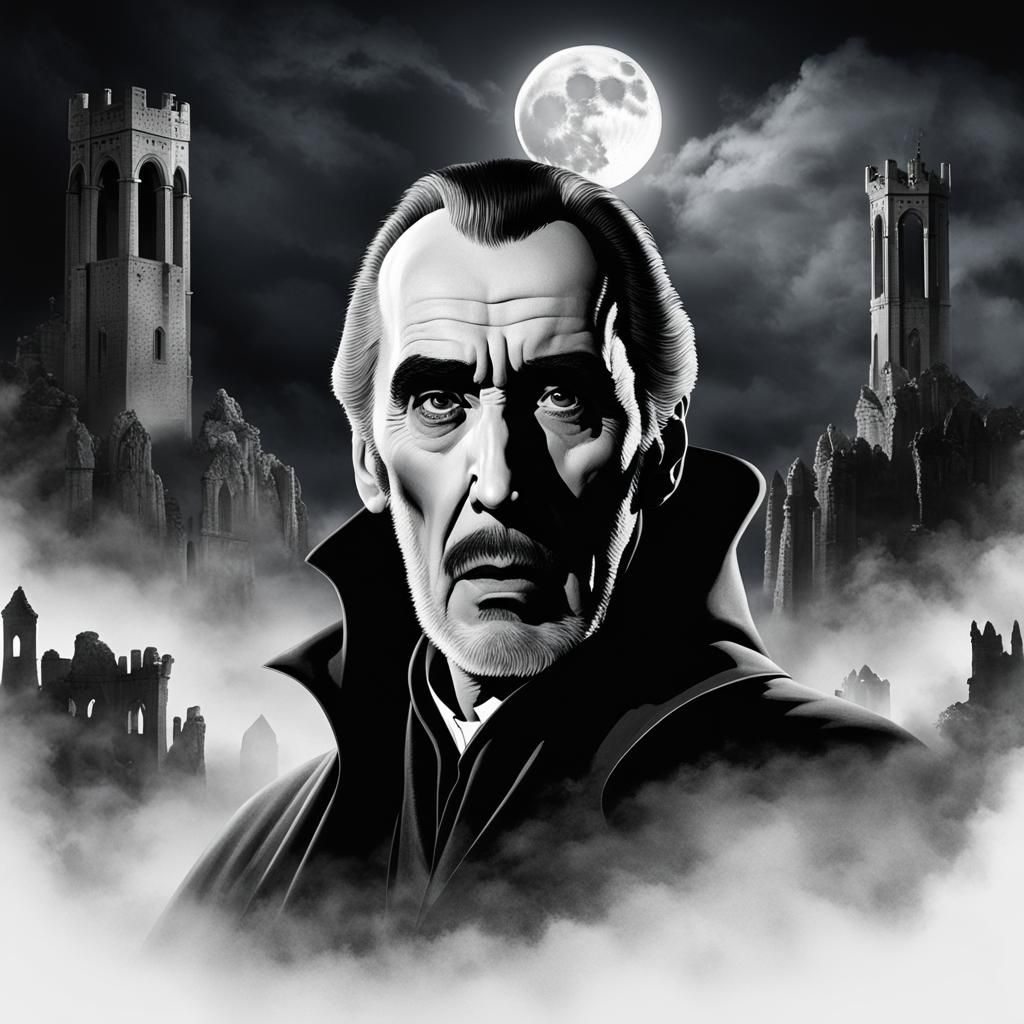 Dracula in Classic Horror Film Style