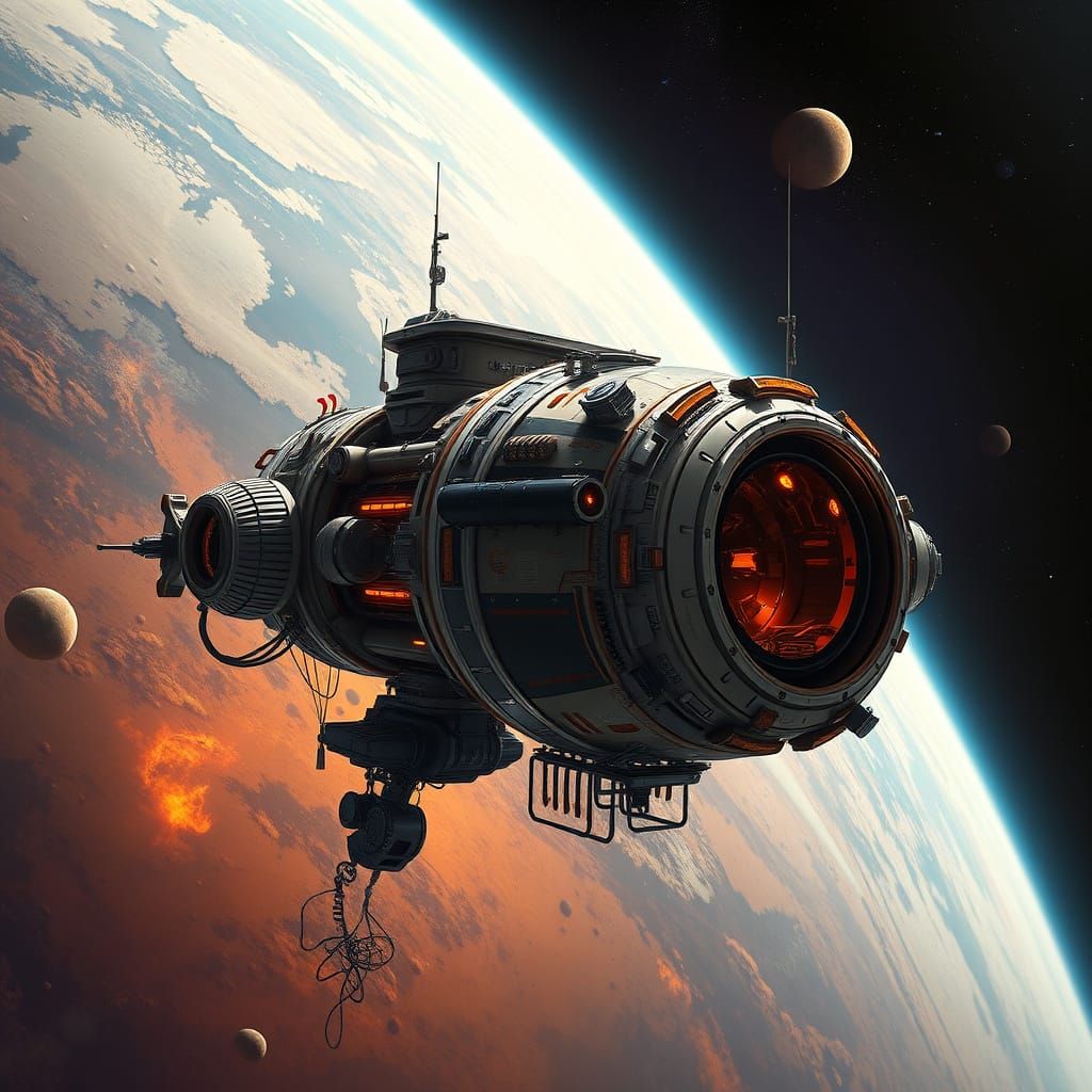 Space Habitat Radiates Hope in a Bright, Solarpunk Future