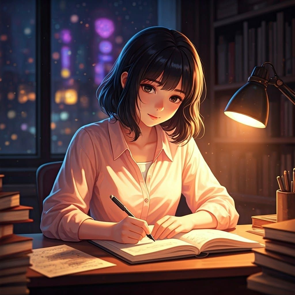 Whispering Nighttime Contemplation in a Tokyo Alleyway