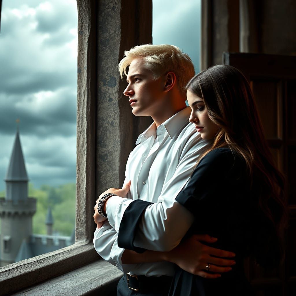 Epic Moment of Forbidden Love Amidst the Storm