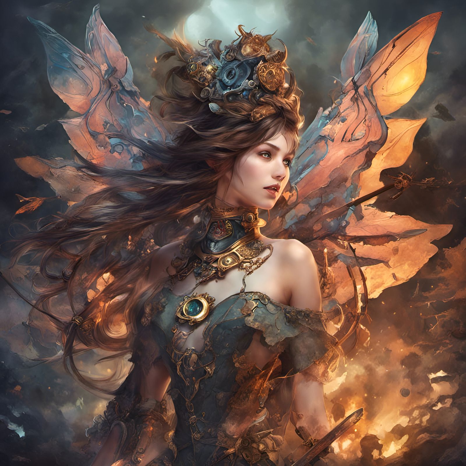 Fairies at War with Steampunk Engines