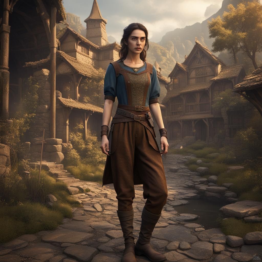 Adelaide Kane as Medieval Character, Fantasy Art