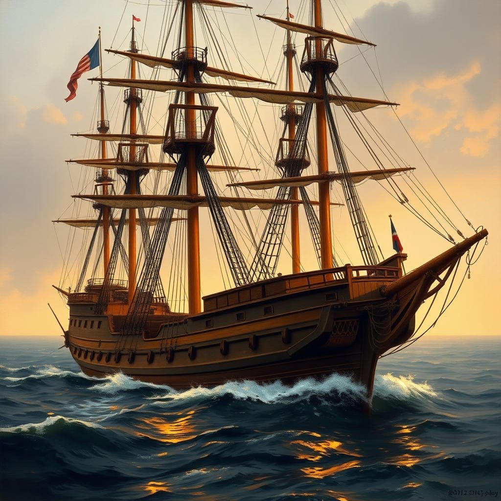 Golden Age Maritime Masterpiece