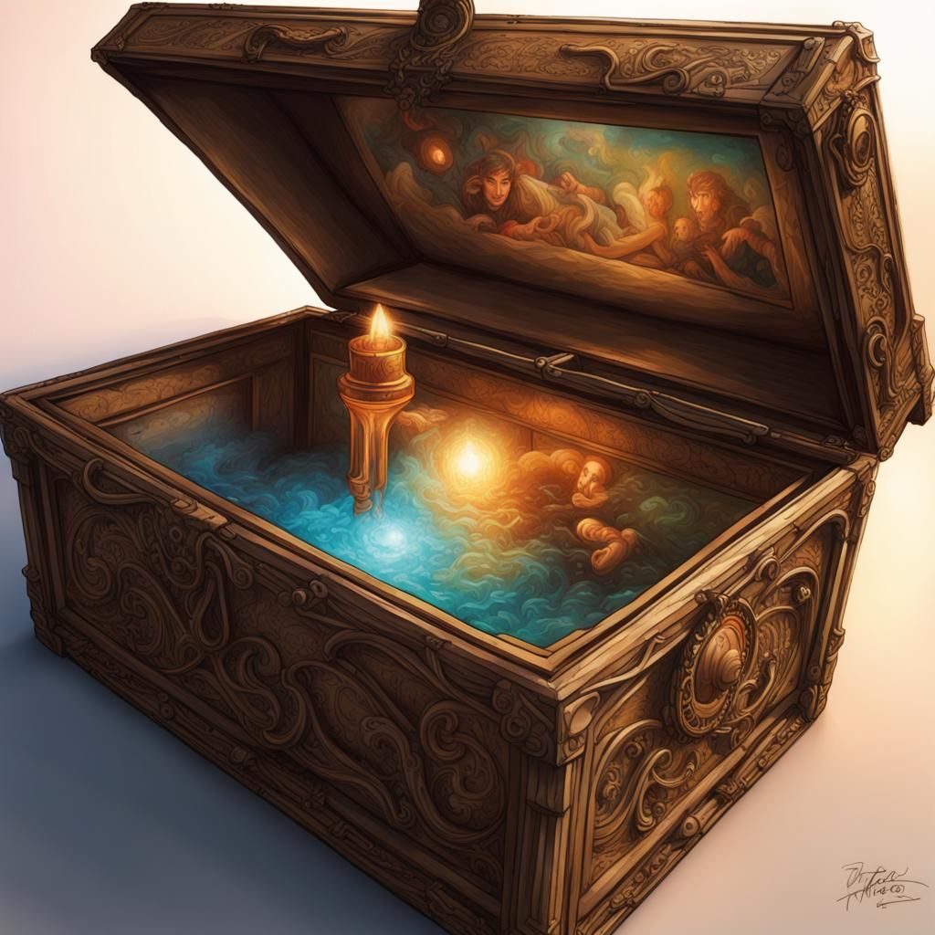 Dreamlike Portrait in Splash Art Style