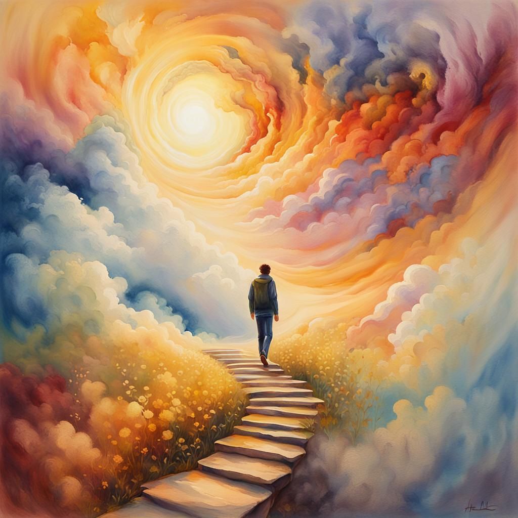 Surreal Morning Breath in Dreamlike Colors