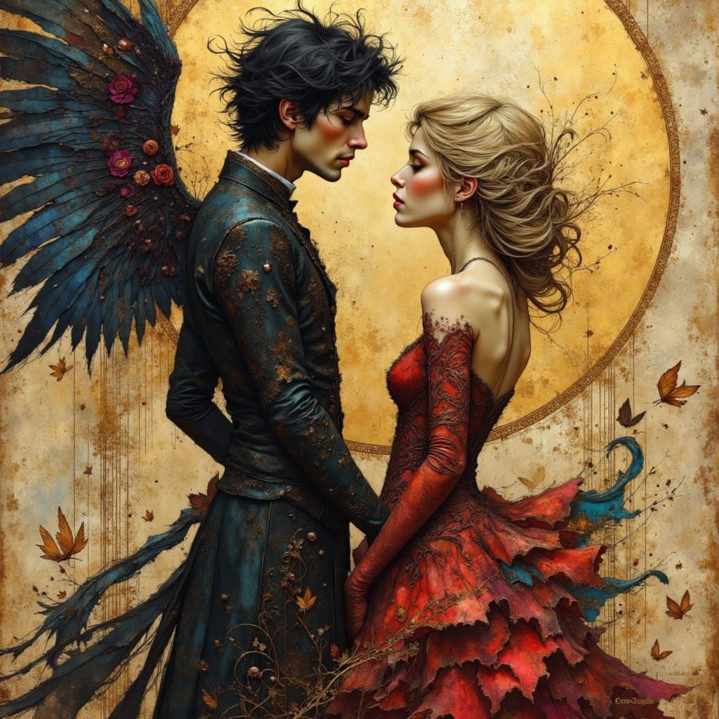 Breathtaking Silhouette with Earth Tones