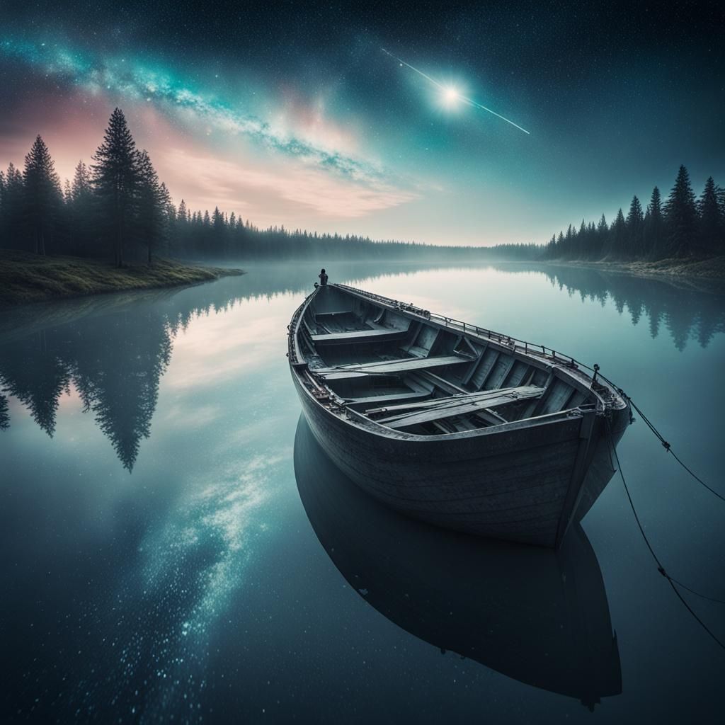 Hyperrealistic Cosmic Dreamscape Odyssey Photography