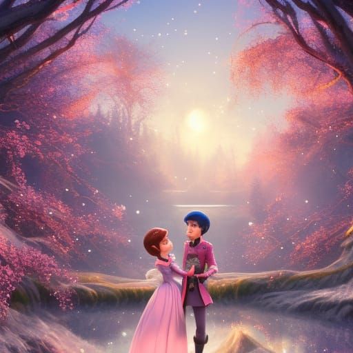 Sofia the First and Jack Frost Dancing