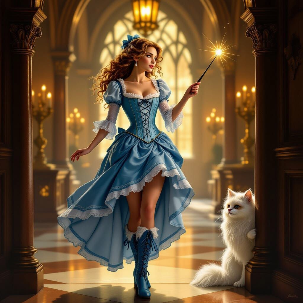 Mystical Book Search in a Great Hall