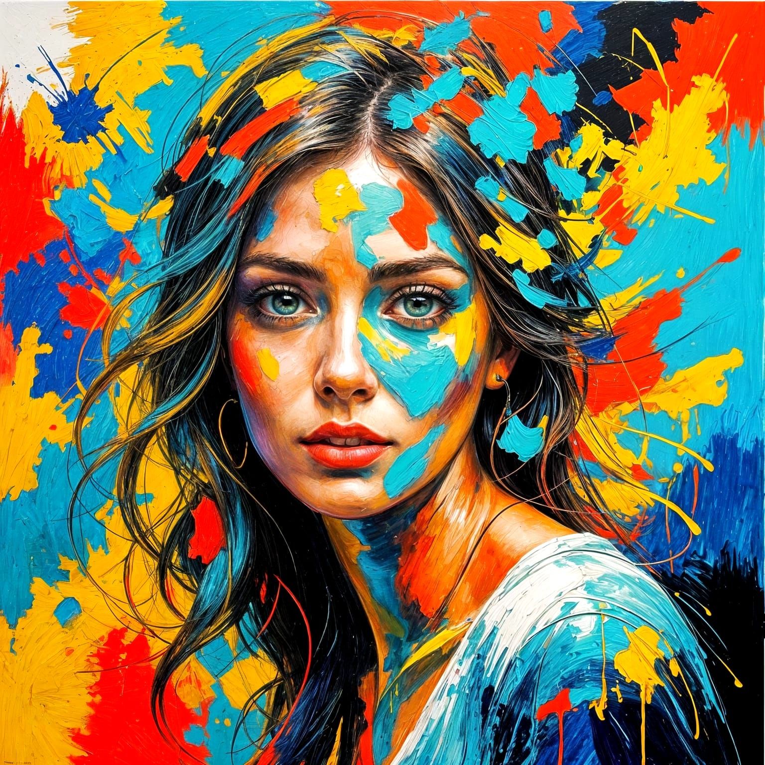 Vibrant Painting with Masterful Volume and Detail